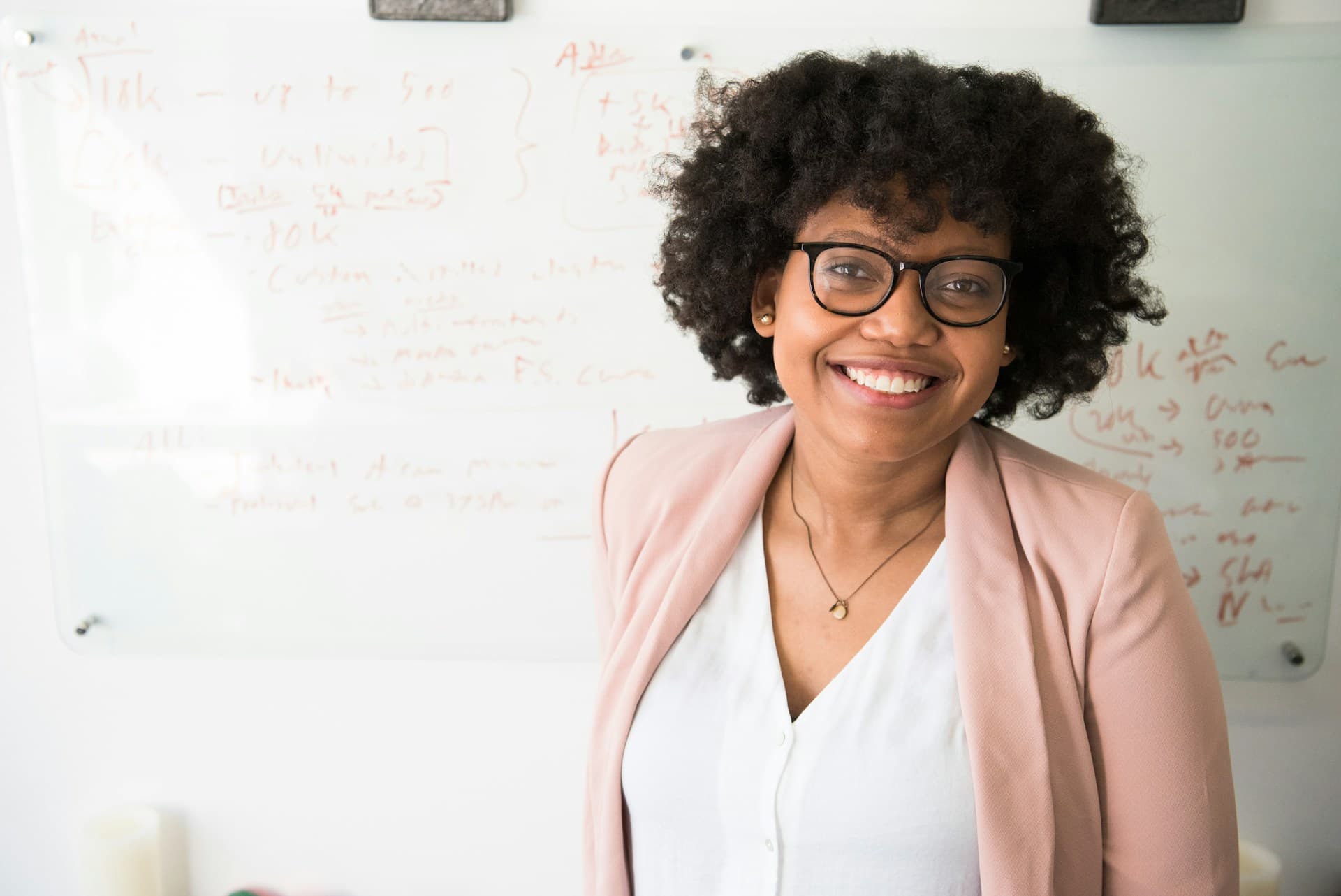 Professional woman in office setting